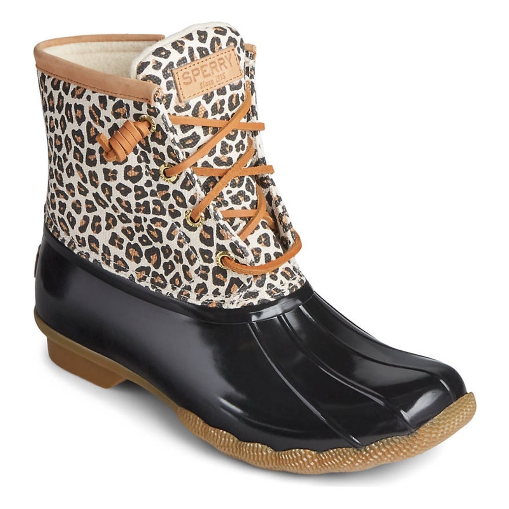Sperry Women's Leopard Print Saltwater
